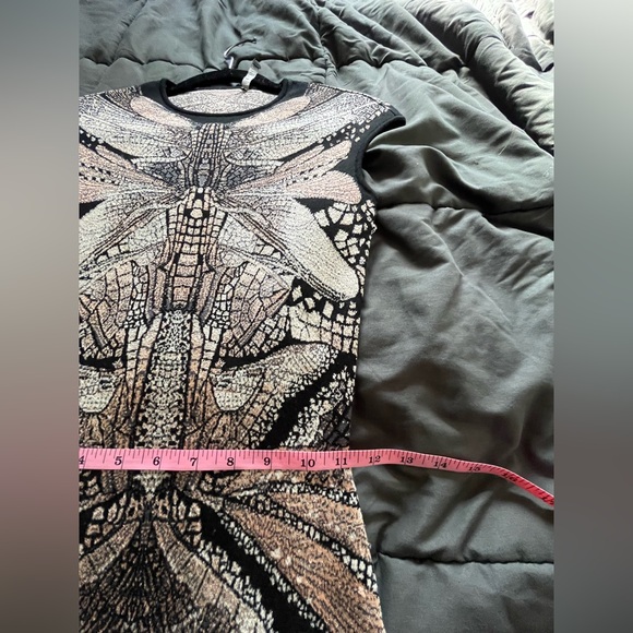 Alexander McQueen intarsia dragonfly knit dress size XXS - Picture 14 of 16